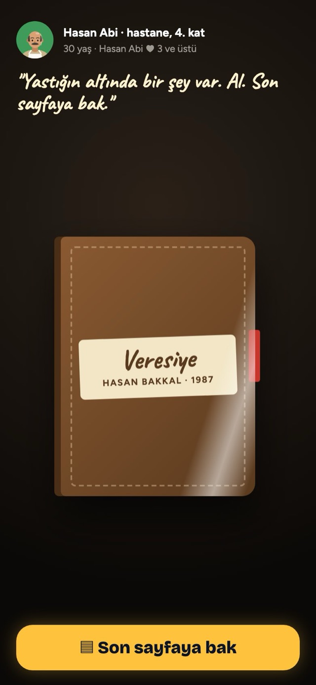 Hasan Bakkal'ın 1987 tarihli veresiye defteri